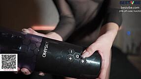 A bright evening orgasm using Bestvibe Stormcup