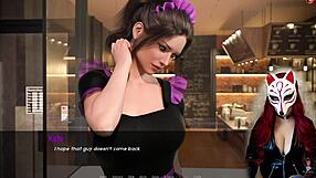 Kate 11 in Maid Cosplay Stockings Seduces Wildly Wow