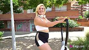 Andrea Blonde takes on a 53-year-old man—can he handle her?