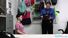 Short hair teen 18+ thief jade valentine caught and fucked by big cock cop jack vegas