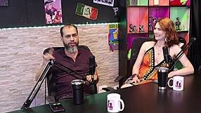 Reh Queen and Kstro in sheer red lingerie ignite deep desire.