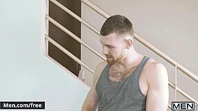 Colby keller and friends in roommate group scene at men.com