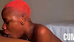 slim ebony seductivedemon sucked my dick after the club, teasing with her moves