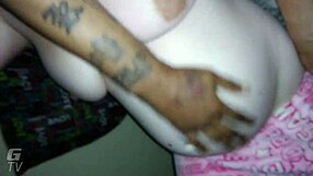 Pregnant remastered video with intense action scenes