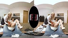 Virtual taboo scene where you watch but don't touch