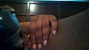 Teasing close-up view of cumshot during masturbation