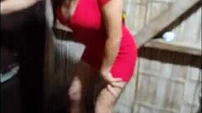 Alpha male teaches stepsister how to put on condoms before fucking