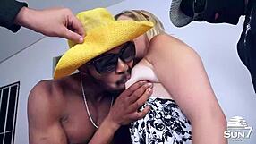 Curvy Teen Whore Takes Big Black Cock in Tight Ass POV Style. Double Action Included!