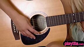 Cute Chef Competes With Petite Musician Babe In Softcore Action