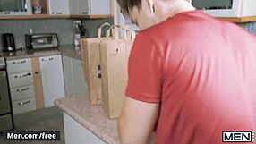 Colby keller and friends in roommate group scene at men.com