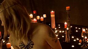 Ritual Candles Lead to Outdoor Masturbation Session
