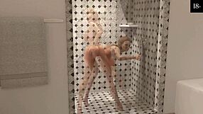 i get naked with my cute roommate in a threesome fingering session