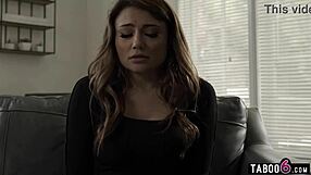 Adria Rae, the beautiful and sexy-faced babysitter, can be tempted into having sex with a married man and extremely passionately