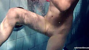 Russian Teen Lucie Swims Underwater Naked