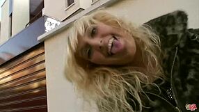 Spanish blonde riding cock in casting interview