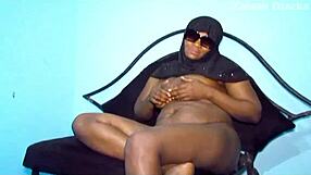 zainab blacka jerks from black cock's multiple orgasms