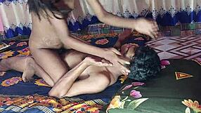 deshi bengali babe mst sumona fucks roommate and friend with big black cock