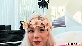 Valentina Paradise consuming copulate with a large meat stick