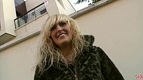 Spanish blonde riding cock in casting interview