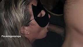 Damn, This Cuckold Took His Blonde Wife to Glory Hole for Rough Use!