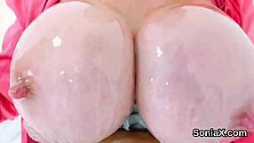 mature british wife sonia fingers her huge pussy