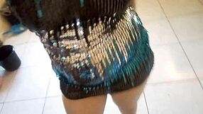 ginger paris plays with confetti balloon fetish