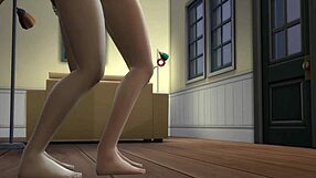 Animated Manga game where Alien girl and Monster have sex continously till they both sleep
