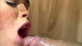 Fadynha gives wet blowjob with her big ass