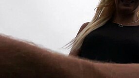 Hot Blonde Whore Fucked Cheaply on Street