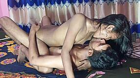 deshi bengali babe mst sumona fucks roommate and friend with big black cock