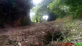 Teen Ebony Pornstar Gets Fucked By BBW On Busy Roadside