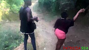 Teen Ebony Pornstar Gets Fucked By BBW On Busy Roadside