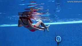 Tiffany tatum teases with her hot ass shower by the pool