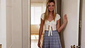 I knew you've been perving on me, haley reed says to stepbrother's cock