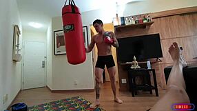 I love eating Mai's cute athletic Latina ass in the gym.