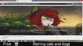 Heavy rain pours down with cats and dogs everywhere