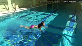 Hot Russian Jessica Lincoln Pool Fun