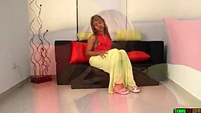 whoa, this hot shemale stroking it for the camera!