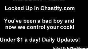 i will punish you with a chastity device