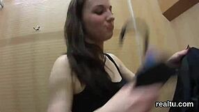 fantastic czech nympho teased in mall and plowed in pov