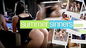 eating delicious pussy for dinner at the party