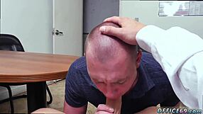 I give a loud blowjob to a straight guy on gay pantsless friday