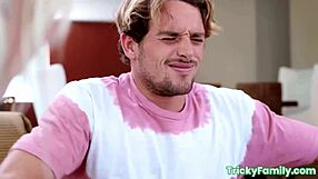 Blonde Stepsis Feels Intense Pleasure from Stepbro's Monster Cock Pounding