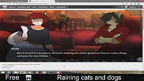 Heavy rain pours down with cats and dogs everywhere