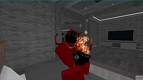 demon and his hot rich femboy have an intimate encounter