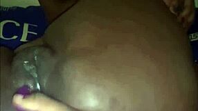 Milf satisfies craving with personal device