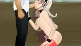 Corrin Sucks Big Dick In Hentai