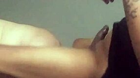 Sucking Massive Black Shemale Cock