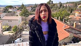 This young ebony babe from France is getting her first shot at making adult movies