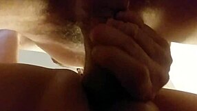 Blonde BBW Sucks Monster Cock While Bent Over In Homemade Scene